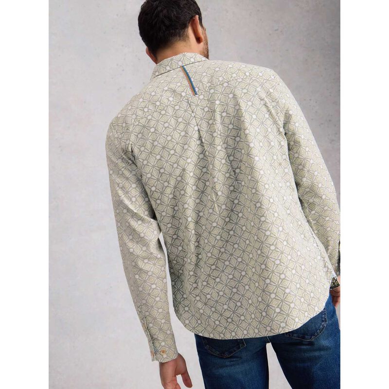 White Stuff Finsbury Tile Print Shirt image number 1